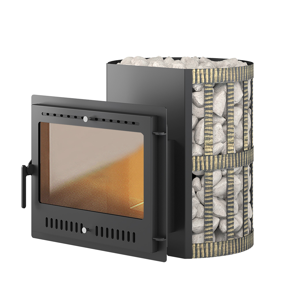 Изображение товара Печь банная дровяная Везувий Скиф Ковка 16 Панорама М