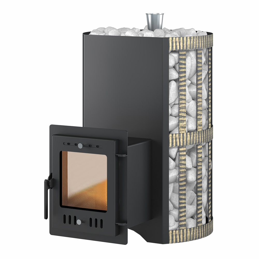 Изображение товара Печь банная дровяная ВЕЗУВИЙ Скиф Парогенератор Ковка 210М