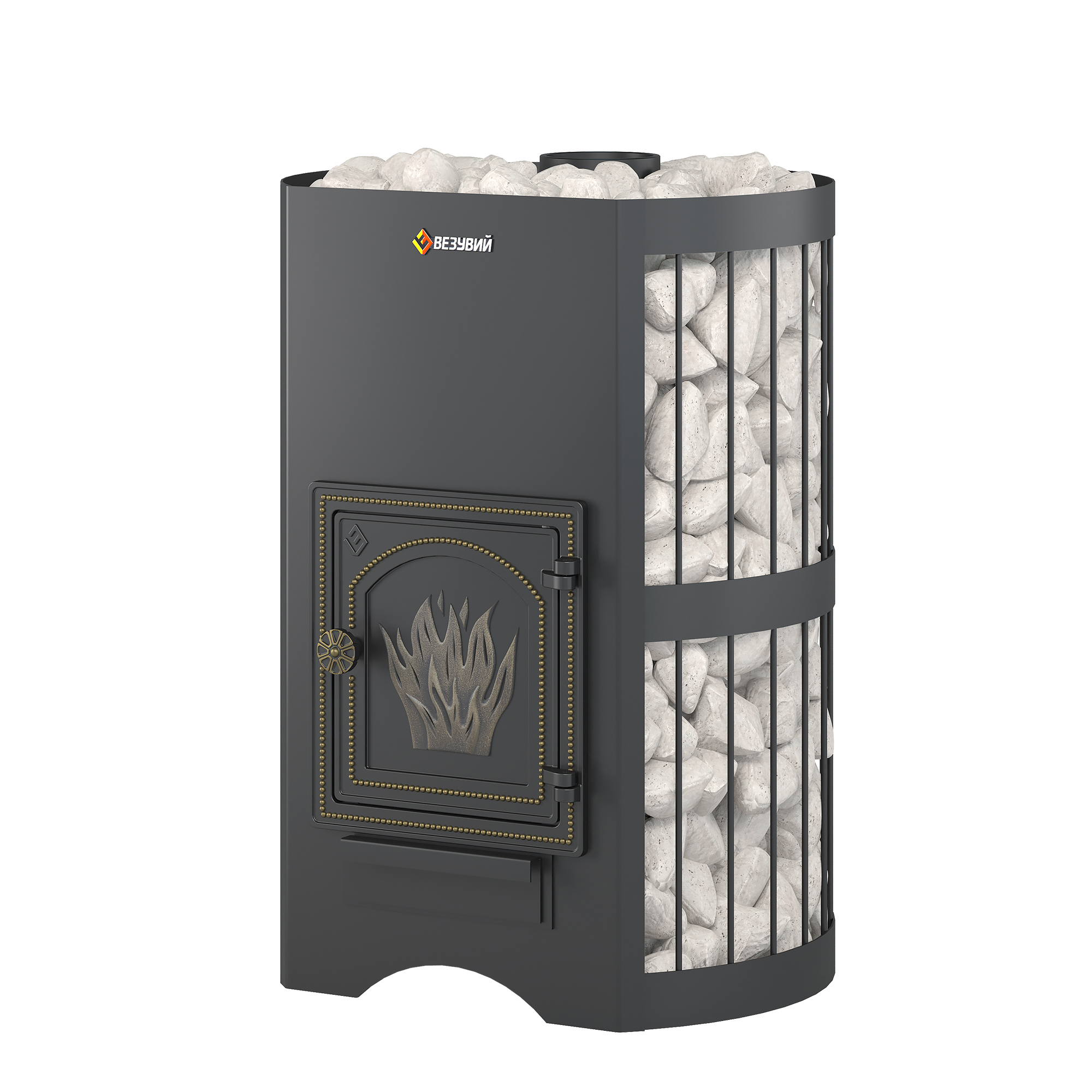 Изображение товара Печь банная дровяная Везувий Скиф Стандарт 22 (ДТ-4)