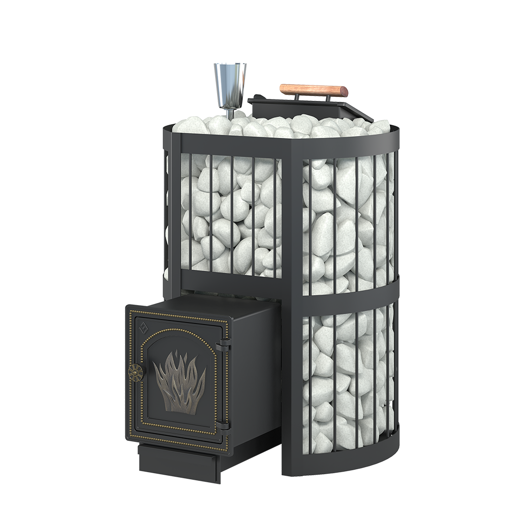 Изображение товара Печь банная дровяная Везувий Ураган Стандарт 16 (ДТ-4)