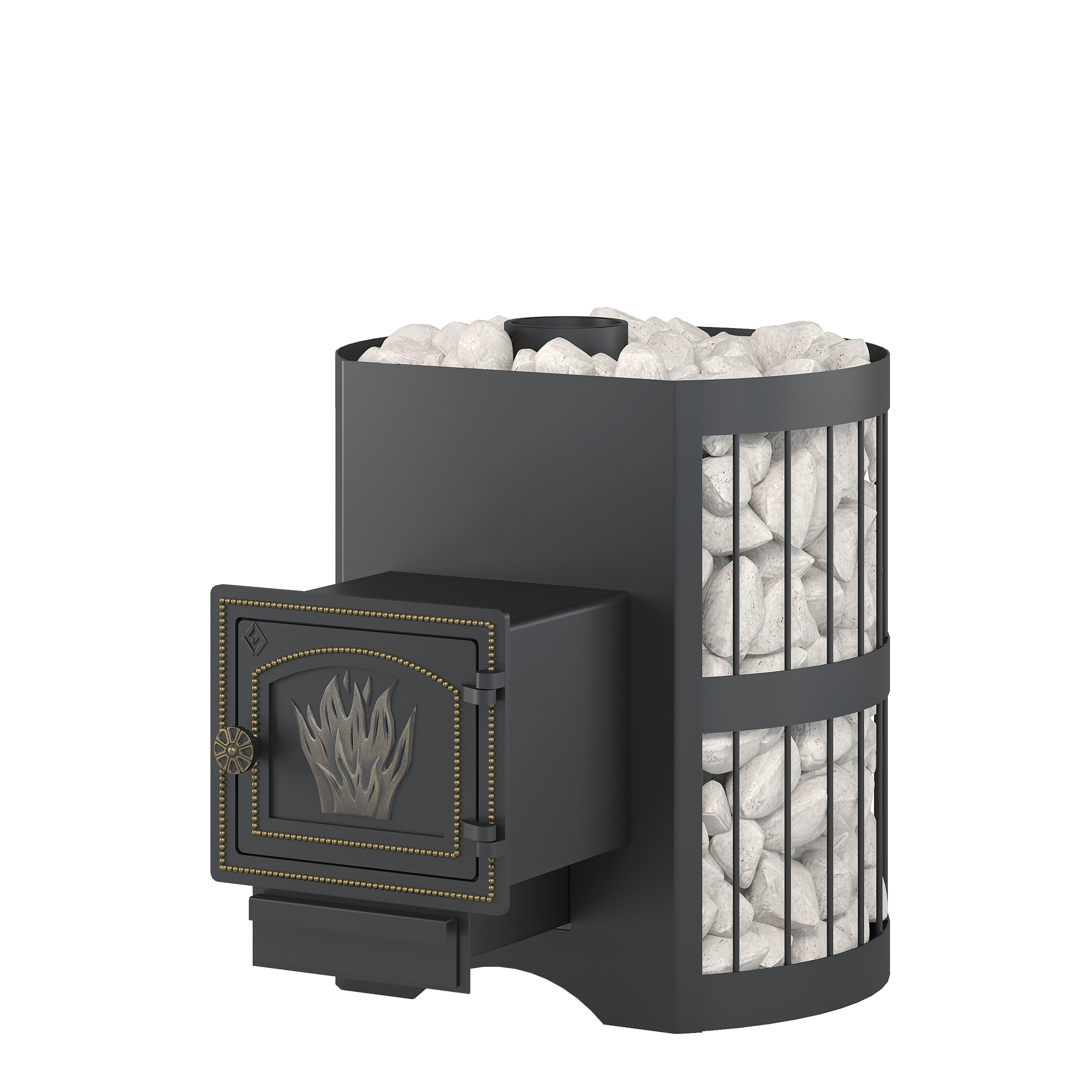 Изображение товара Печь банная Везувий Скиф Стандарт 12 дровяная для бани