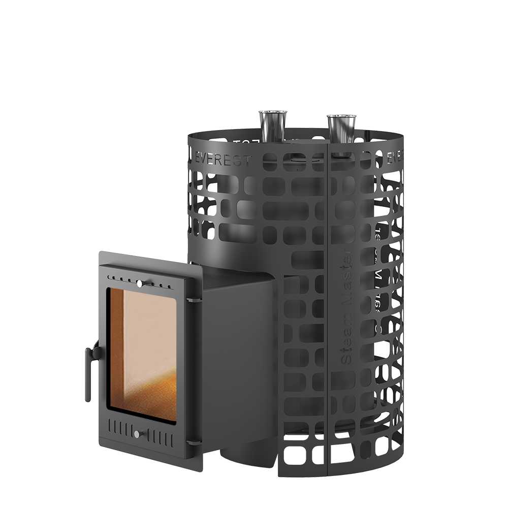 Изображение товара Печь банная дровяная Эверест Steam Master 24 (320М) 24 кВт для парилки объемом 24 м³