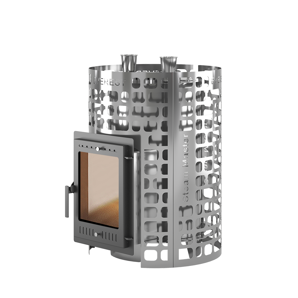 Изображение товара Печь банная дровяная для бани Эверест "Steam Master" 24 Inox (320М) б/в