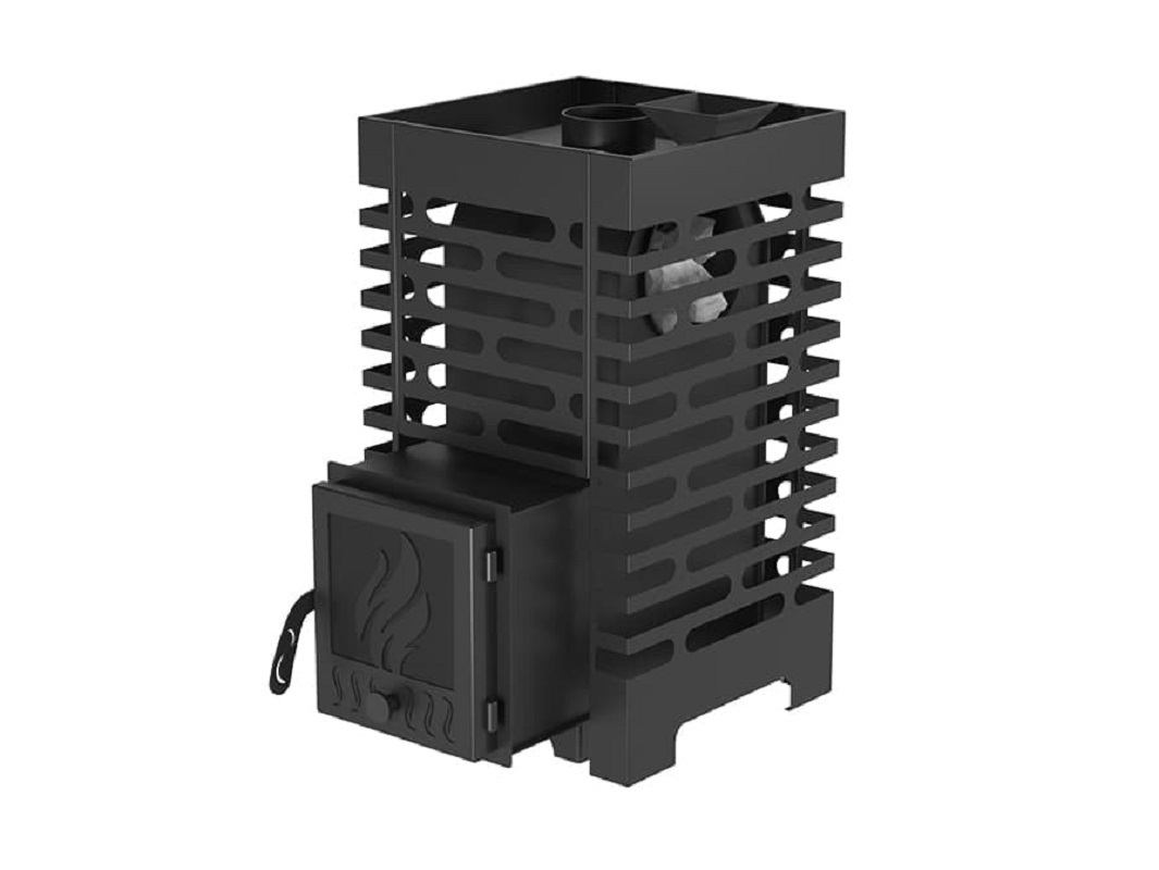 Изображение товара Банная печь дровяная Aston 16 с парогенератором и каменкой