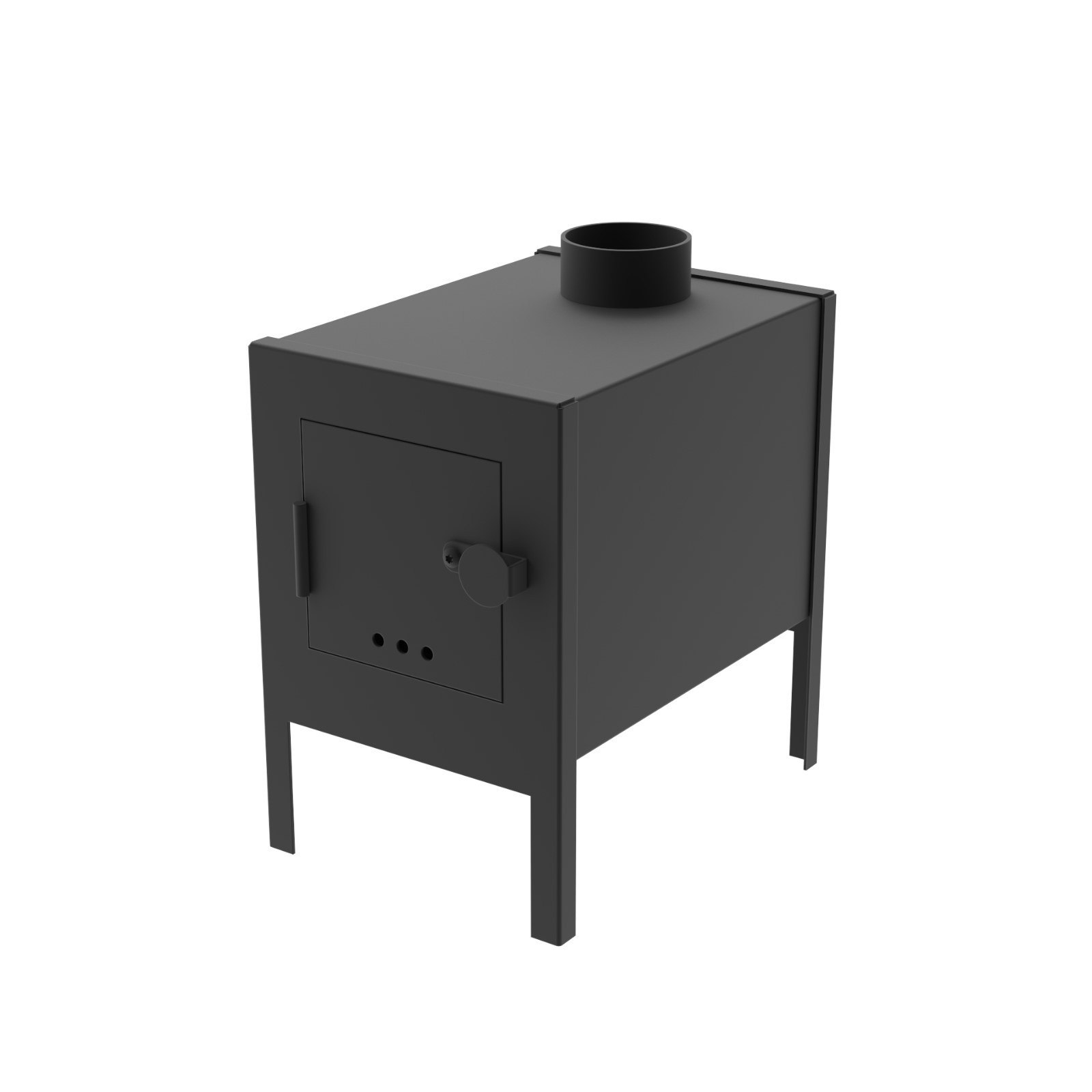 Изображение товара Печь отопительная Буржуйка Протопи компактная надежная высокая эффективность