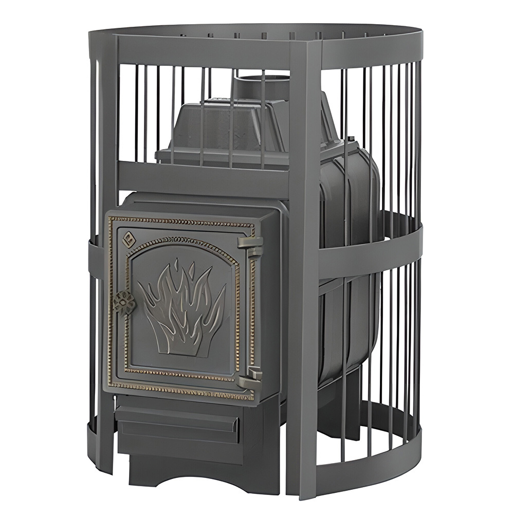 Изображение товара Банная печь Везувий Легенда Стандарт 22 (ДТ-4) чугунная дровяная вагою 80.8 кг