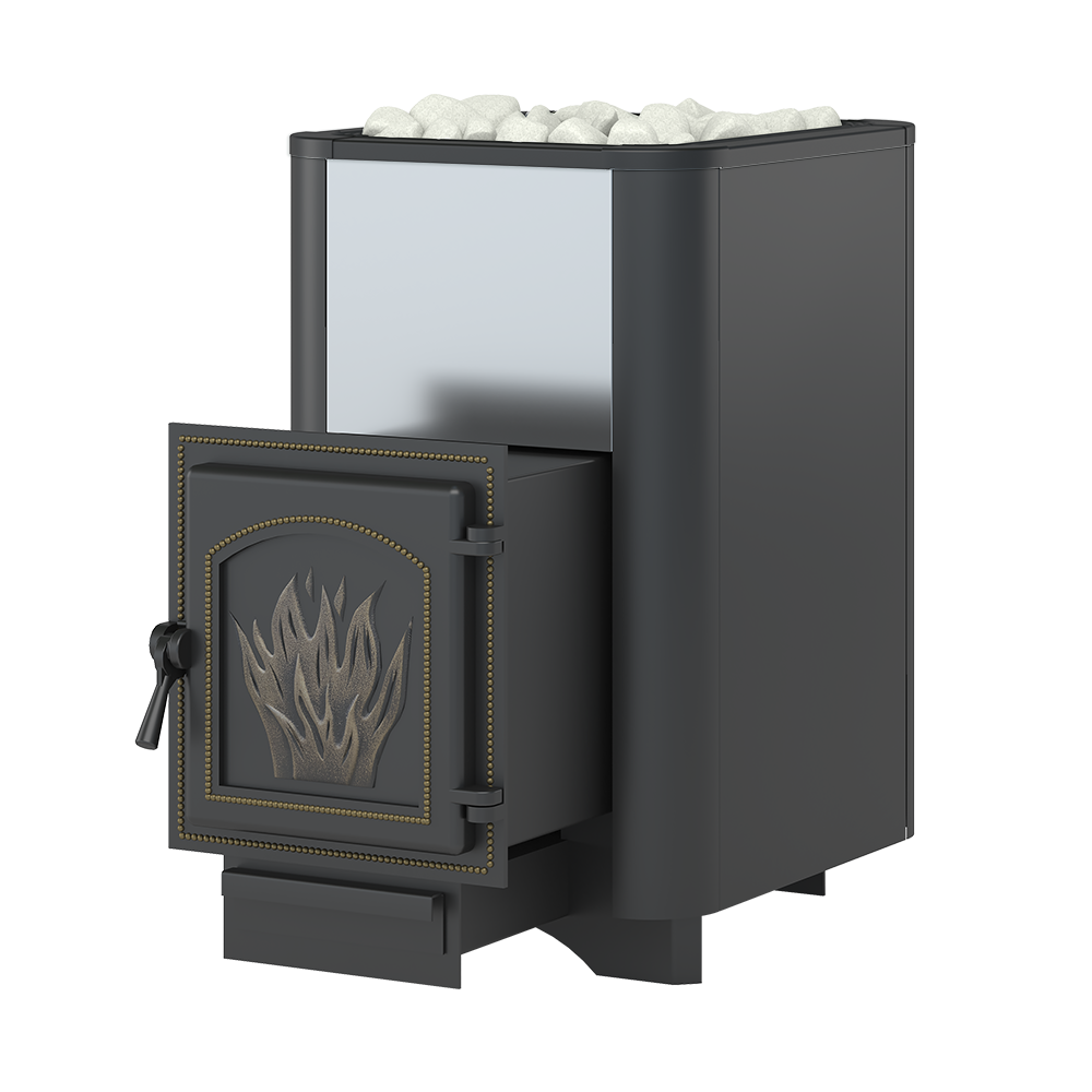 Изображение товара Печь банная дровяная Везувий Сенсация 22 Антрацит 271