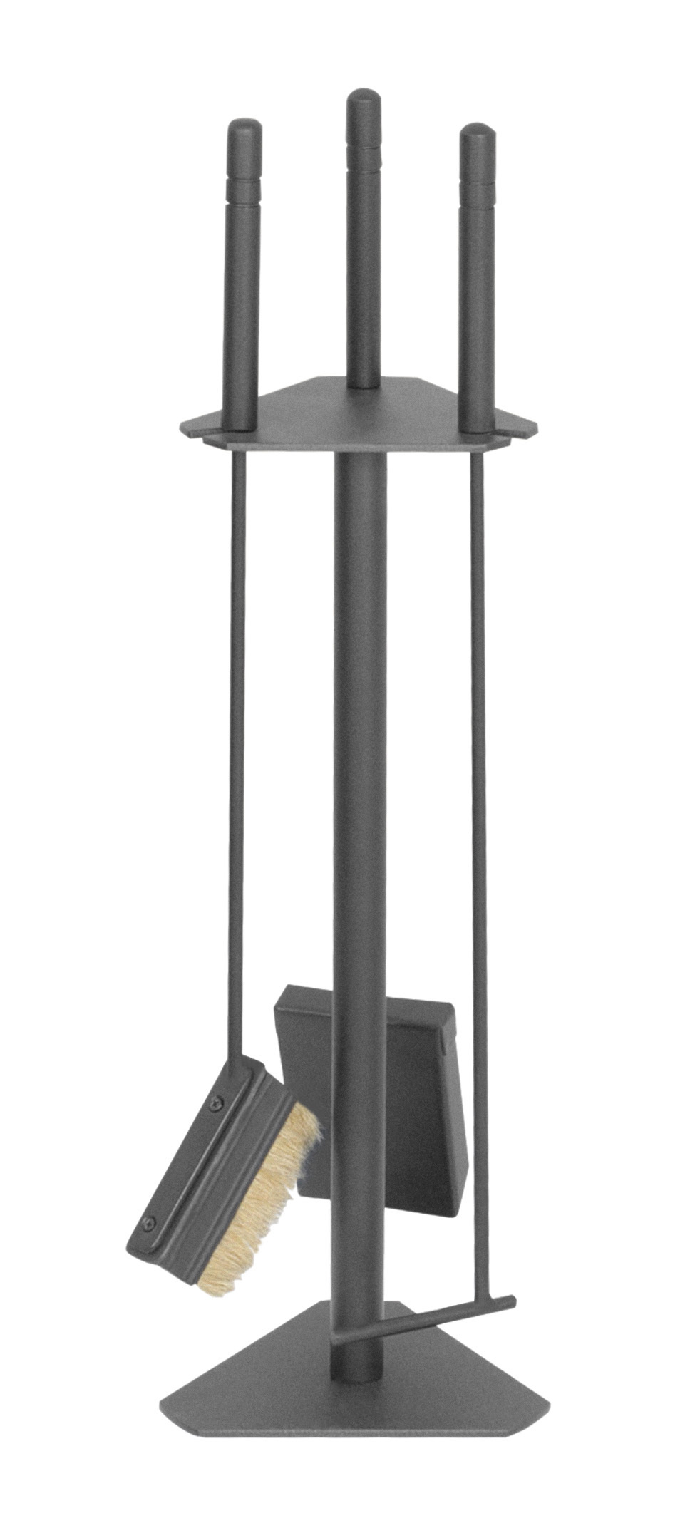 Изображение товара Набор принадлежностей для камина Везувий N210 из стали черный 80 см