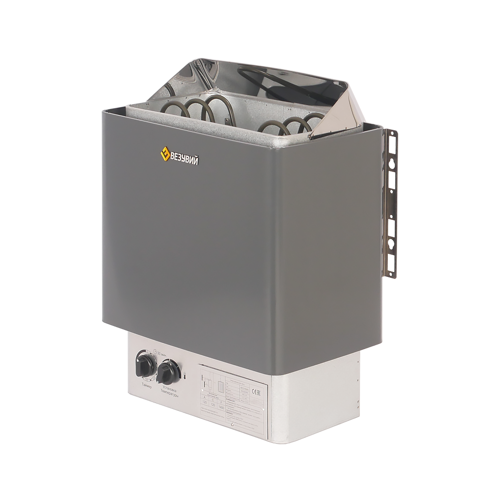 Изображение товара Электрическая банная печь Везувий Modern-80 8 кВт для парилки до 12 м³ с управлением