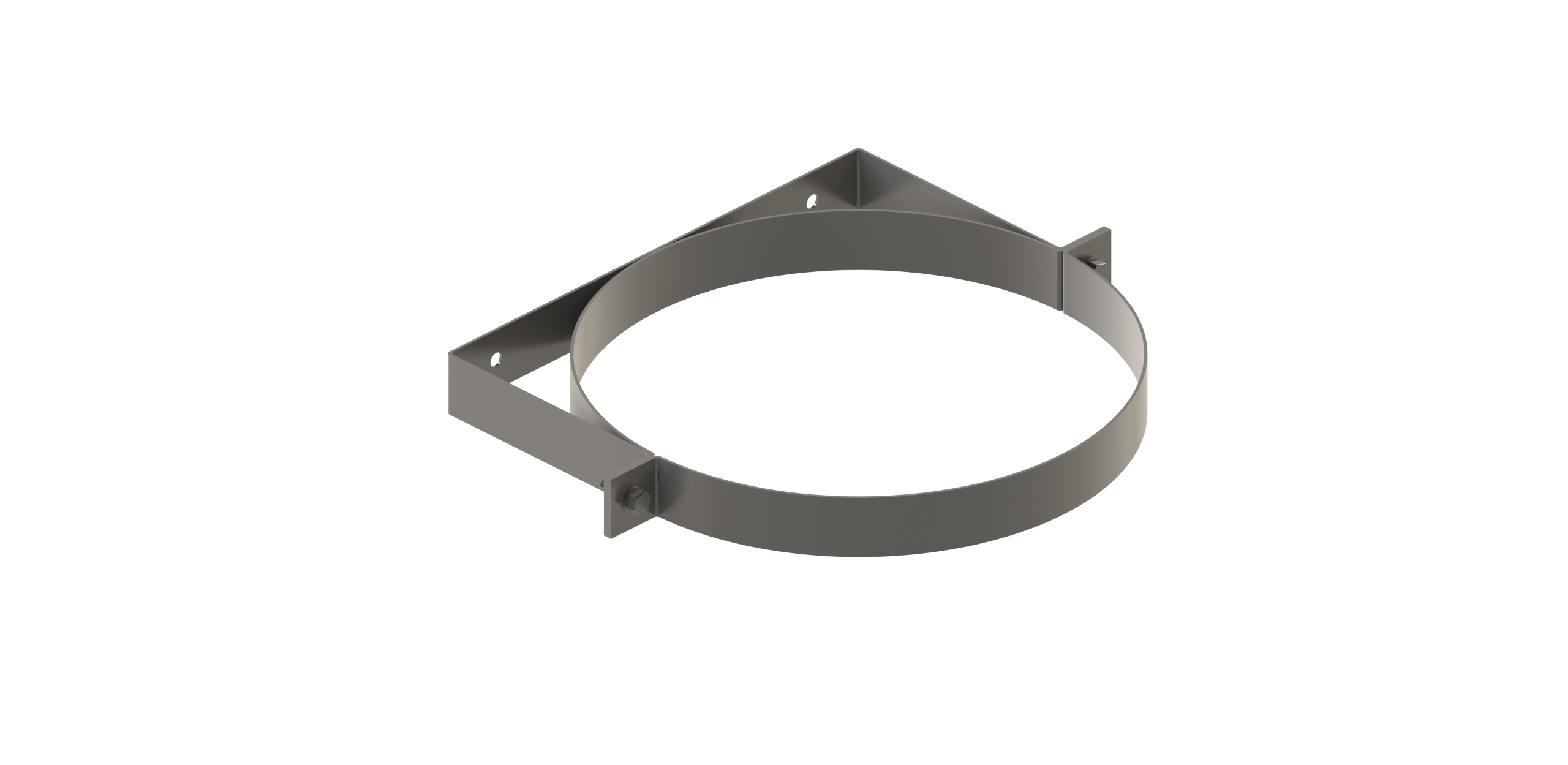 Изображение товара Кронштейн настенный Росстин для дымохода, нержавеющая сталь, диаметр 200мм