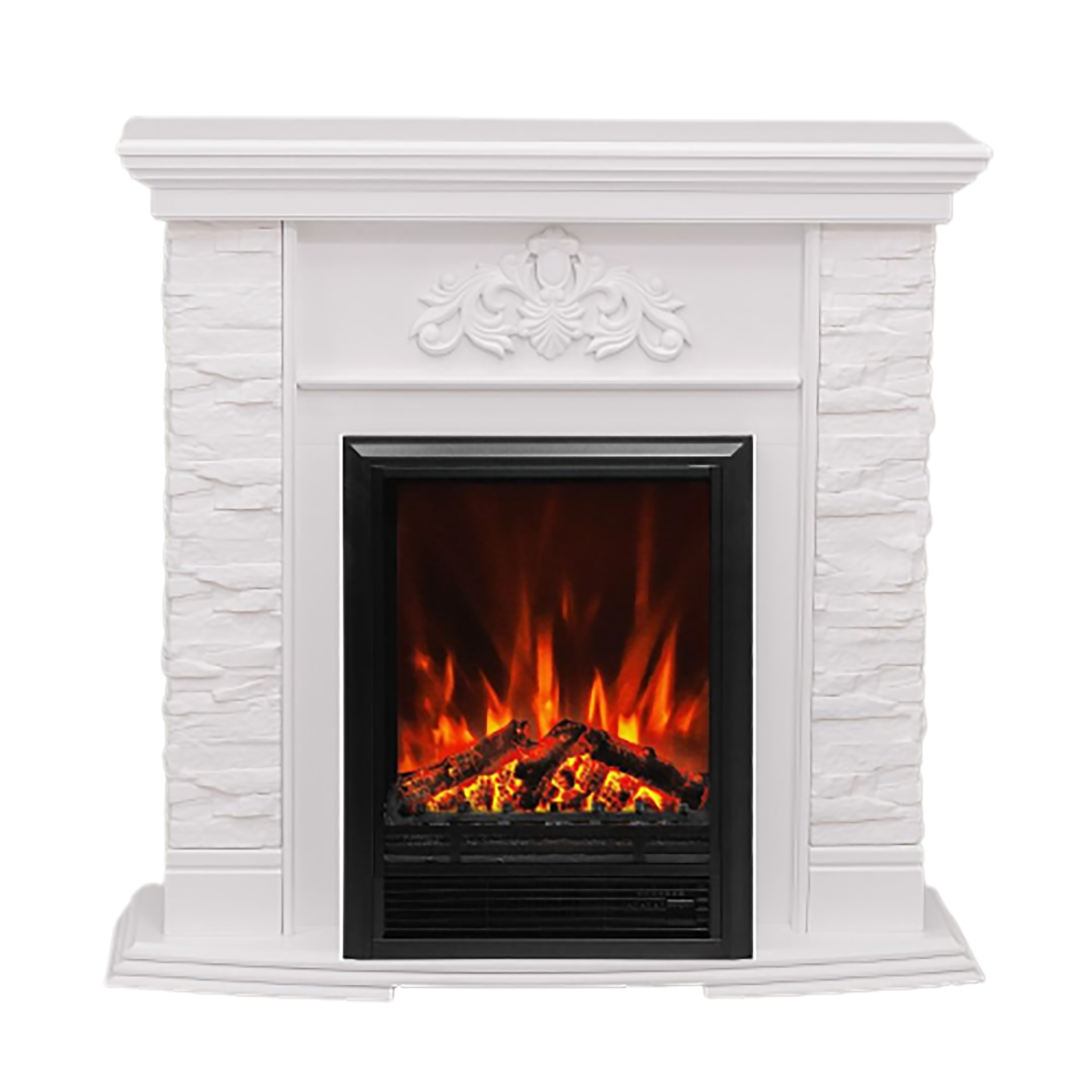 Изображение товара Каминокомплект Elekam Marseille с очагом Pulsar 23 1500Вт белый