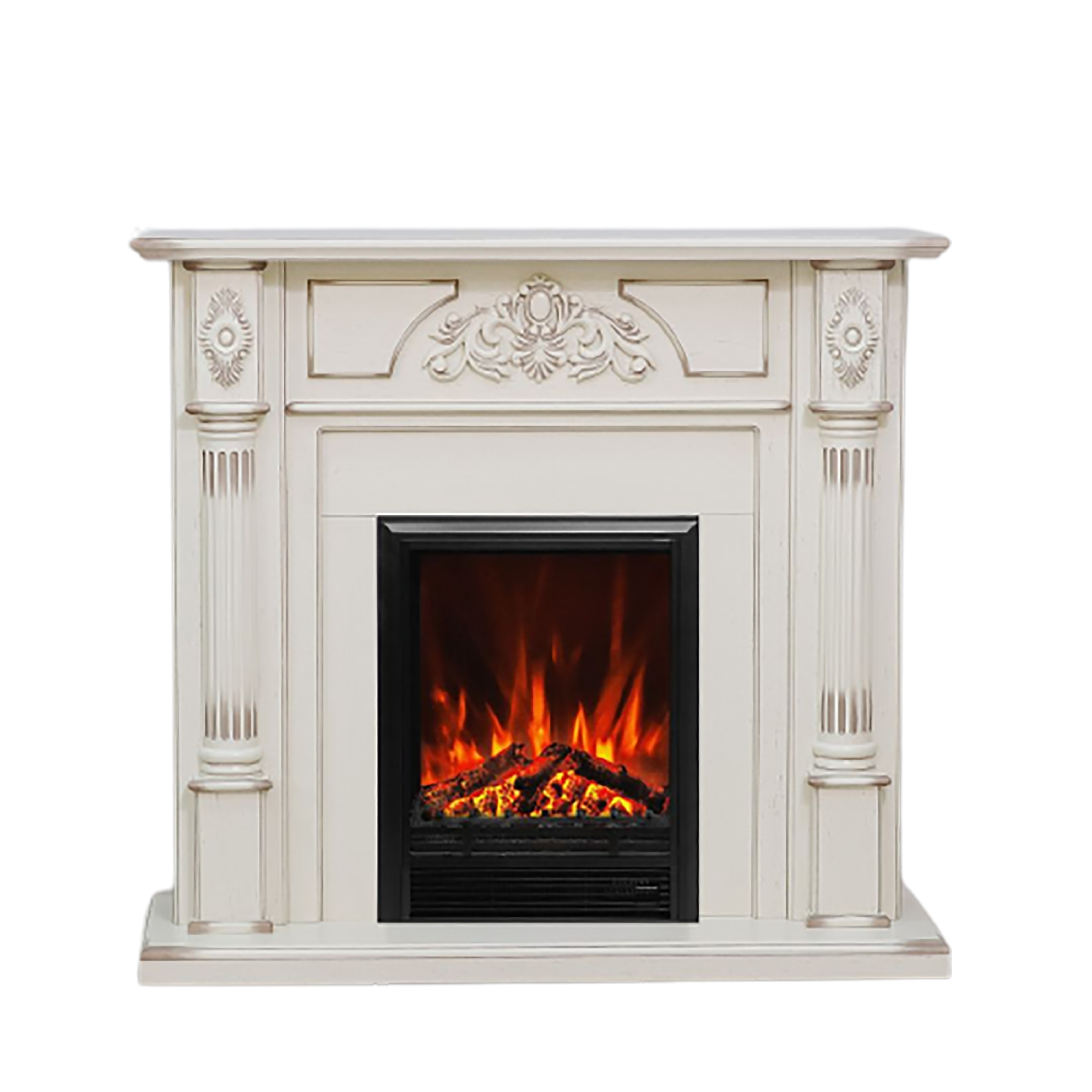 Изображение товара Электрокамин Каминокомплект Elekam Martin с очагом Pulsar 23 мощность 1500Вт светлый бежевый