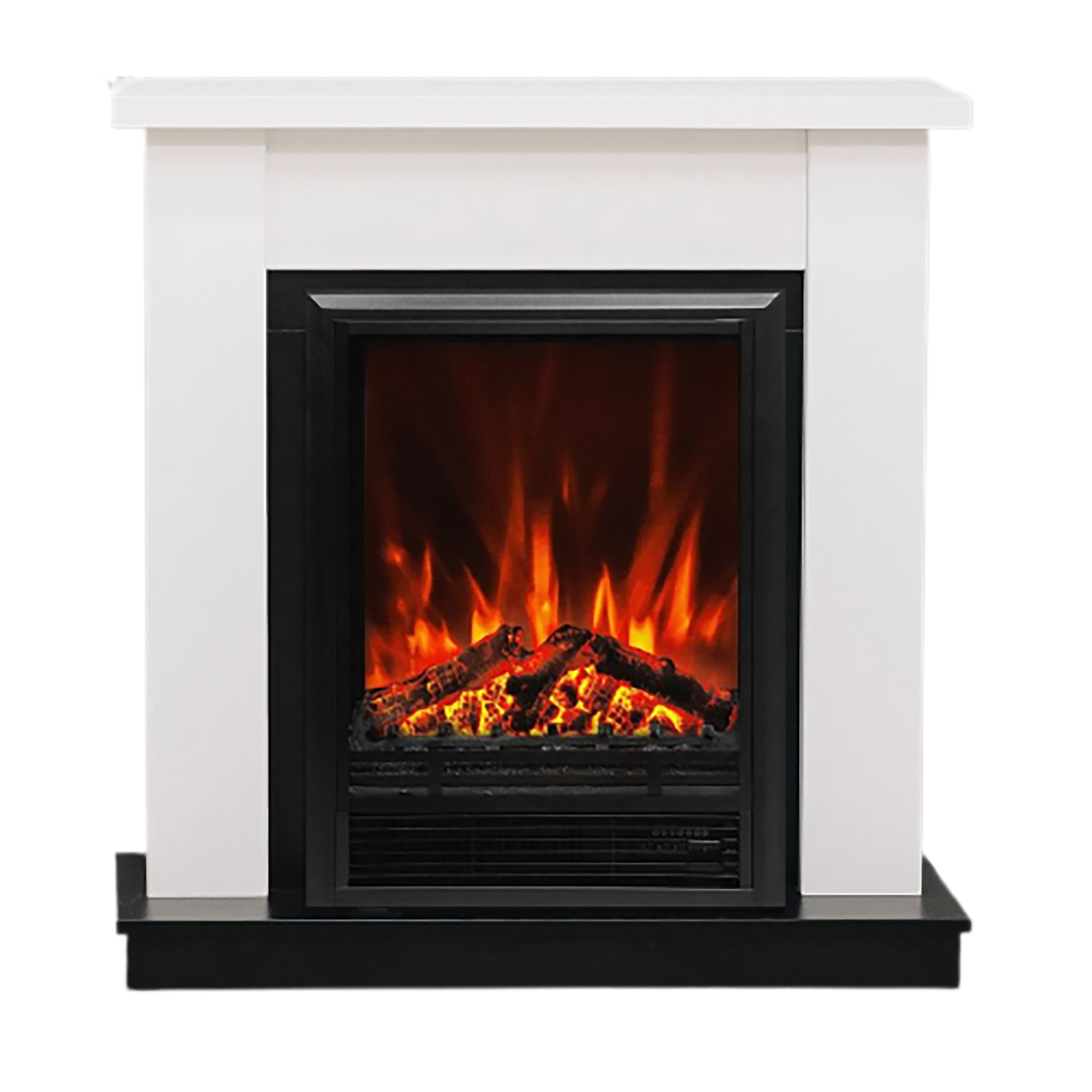 Изображение товара Каминокомплект Elekam Baltimore с очагом Pulsar 23, 1500Вт, белый, современный дизайн