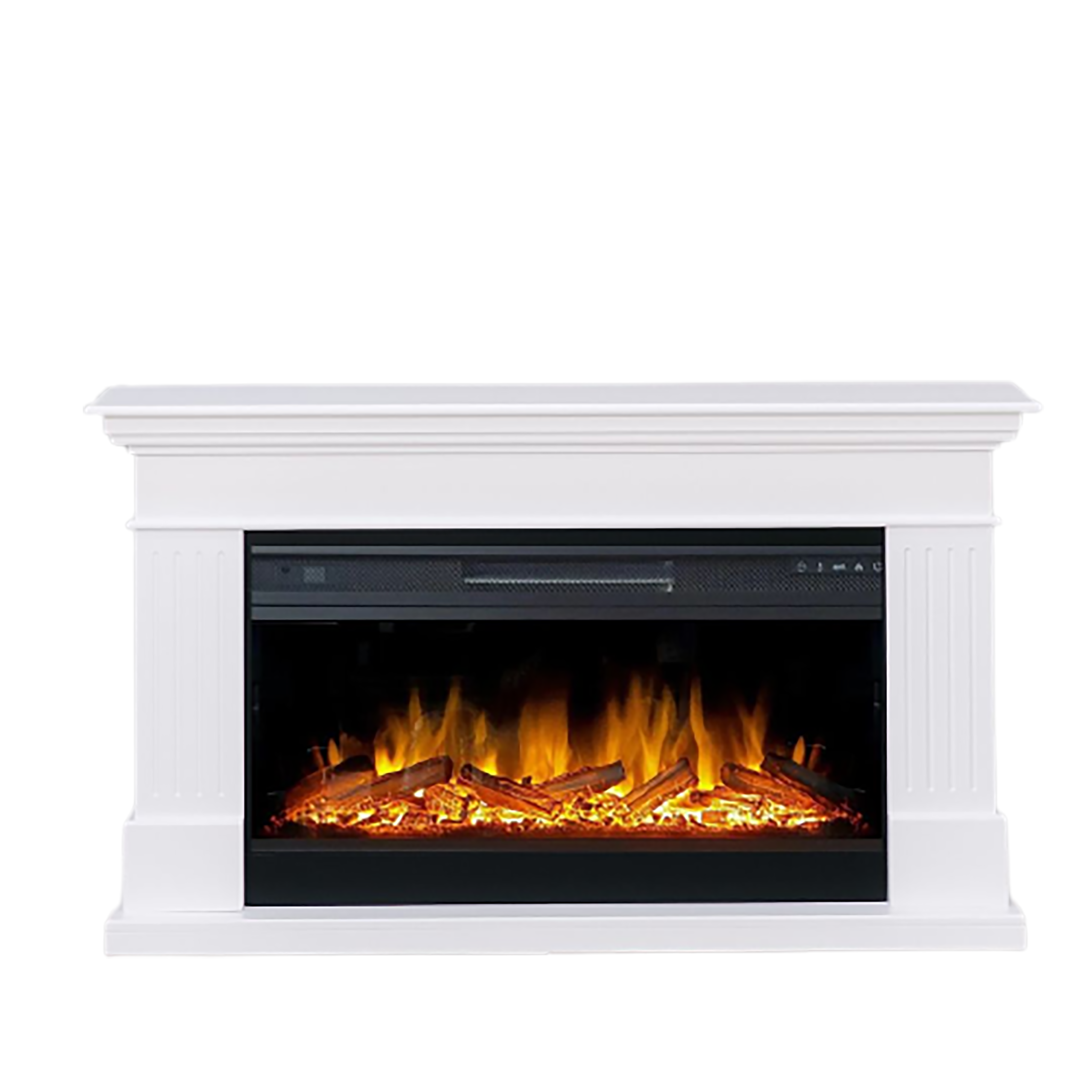 Изображение товара Каминокомплект Elekam Prime с очагом Pulsar 38 белый 1500Вт современный стиль