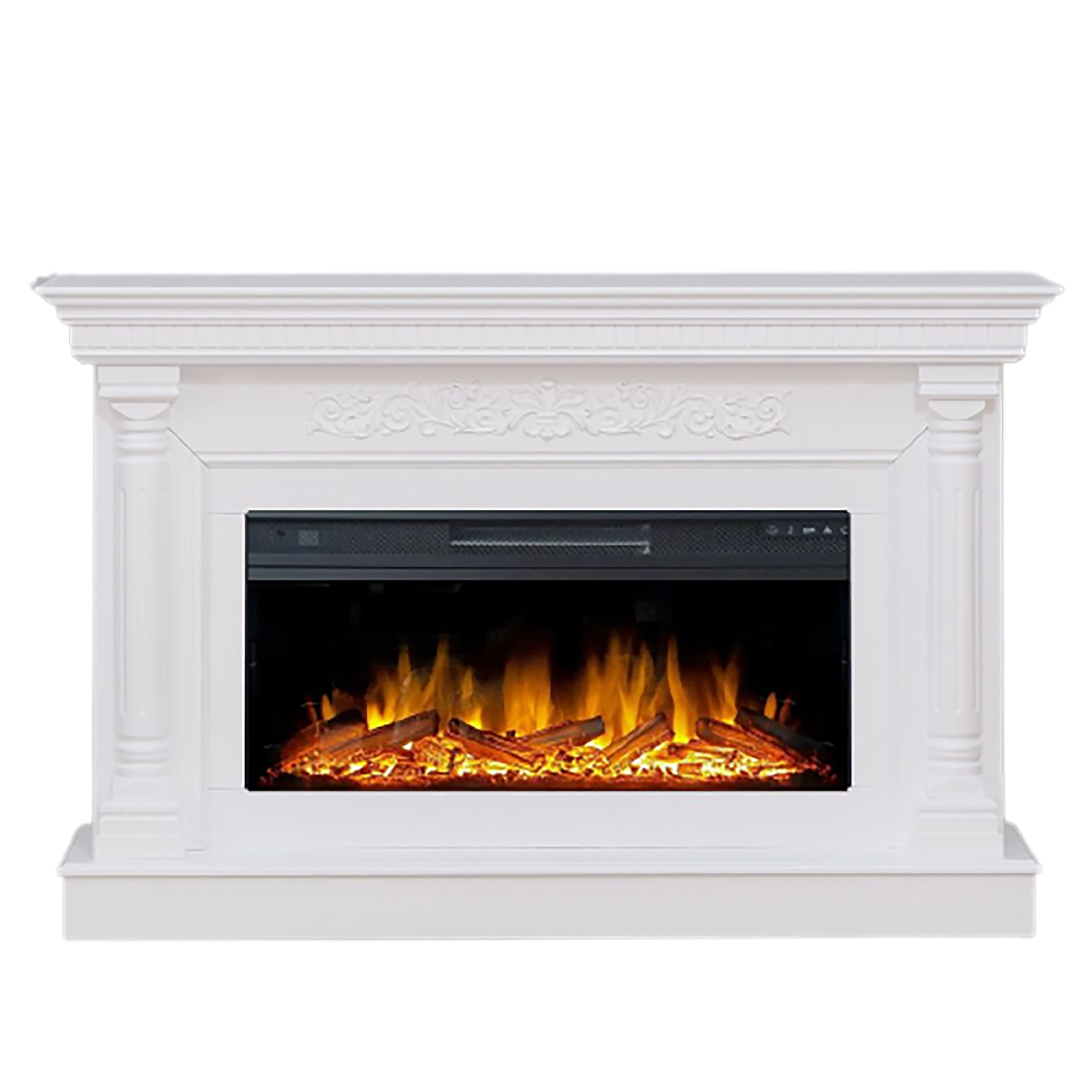 Изображение товара Каминокомплект Elekam Sicilia с очагом Pulsar 38 1500Вт белый