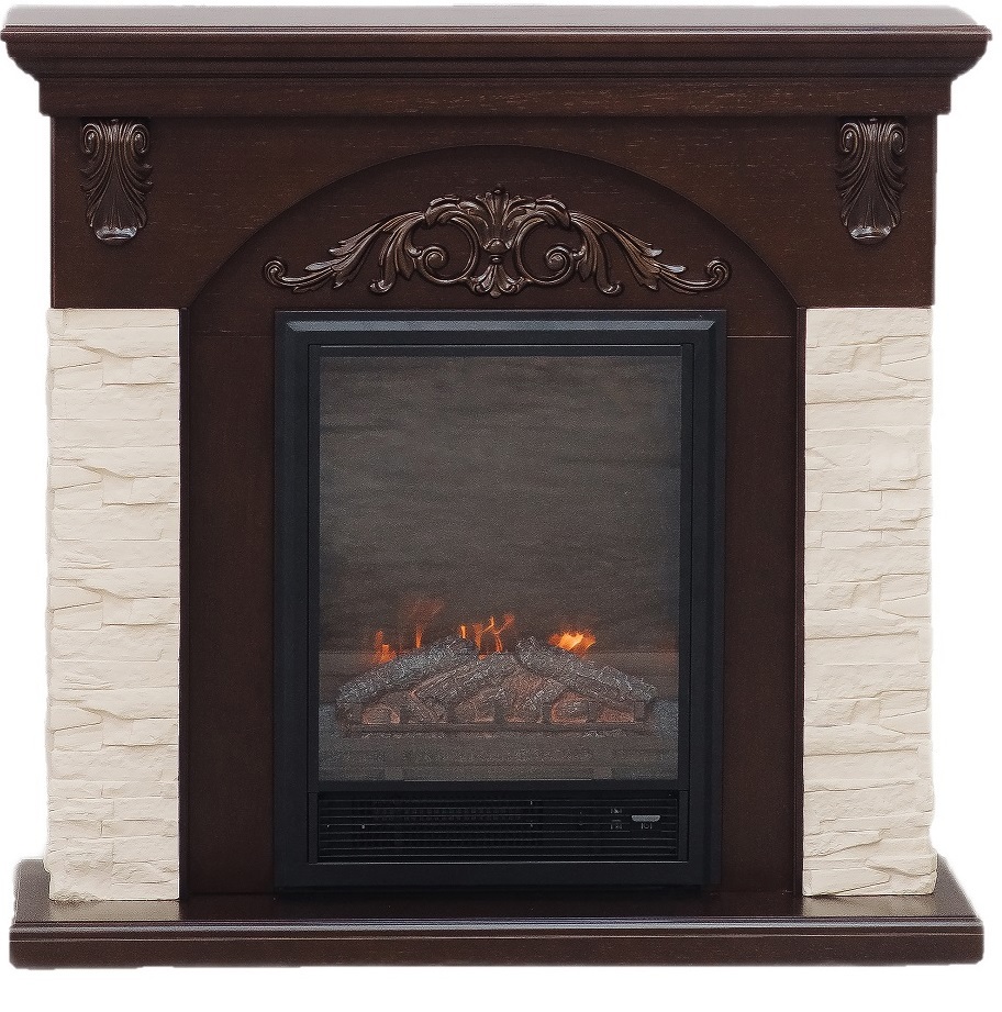 Изображение товара Каминокомплект Elekam Avalon с очагом Pulsar 23 1800Вт темный дуб