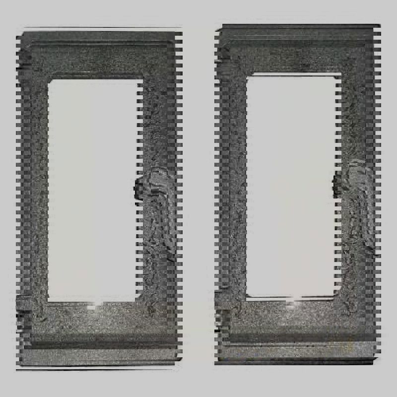 Изображение товара Дверца топочная Лето чугунная со стеклом 295x270 мм для печи и каминов