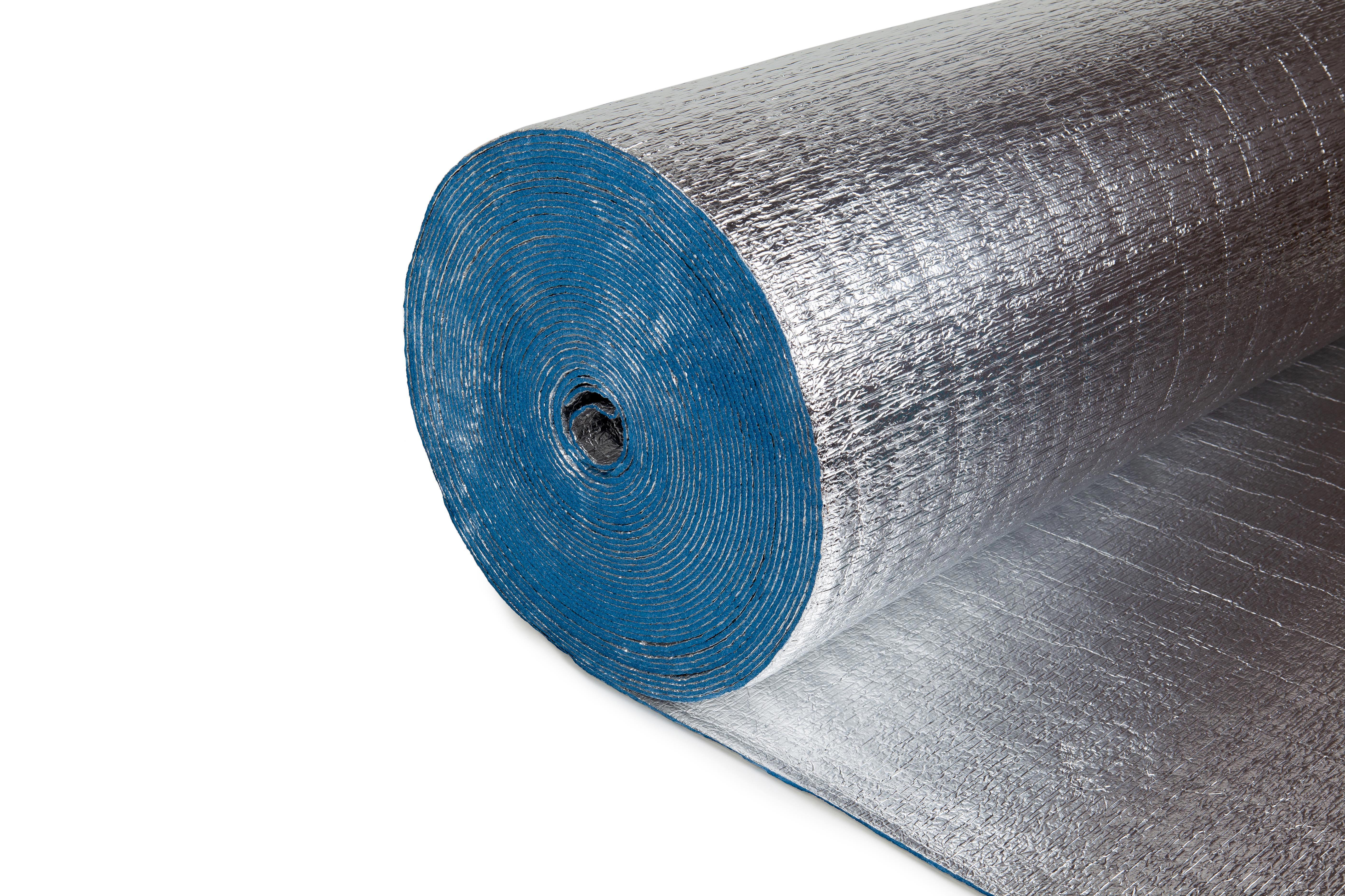 Изображение товара Теплоизоляция МегаФол отражающая с фольгой 1.2x10м, 5мм, 12м² Изображение товара Теплоизоляция МегаФол отражающая с фольгой 1.2x10м, 5мм, 12м²