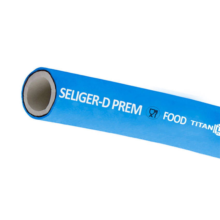 Изображение товара Пищевой рукав напорный Titan Lock Seliger-D-Prem ⌀25мм 10м