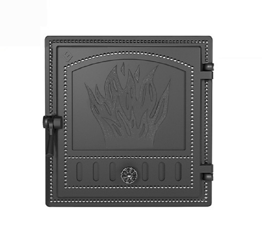 Изображение товара Каменные дверцы Везувий антрацит 281 100x415x425 мм для каминных печей