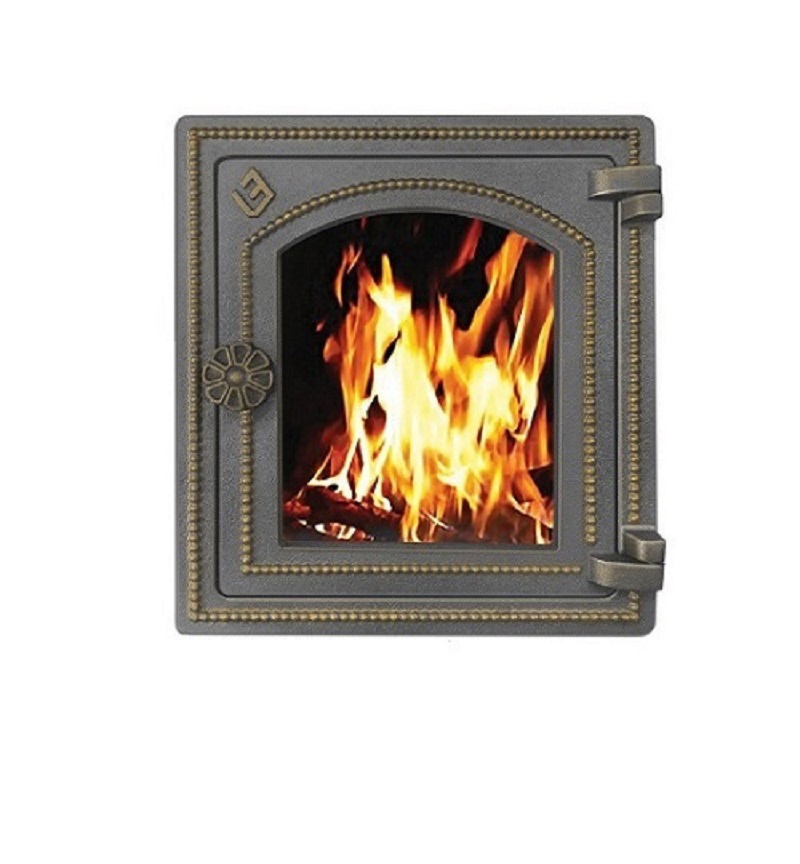 Изображение товара Дверка печная Везувий ДТ-4С бронза 280x250 мм с остеклением