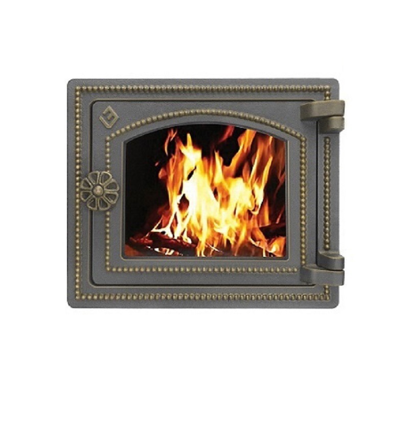 Изображение товара Дверка печная Везувий ДТ-3С бронза 210x250мм для печи и камина