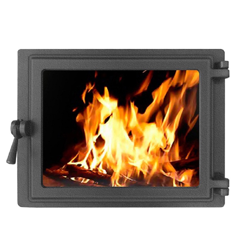 Изображение товара Дверка Этна каминная Панорама Правая 100x415x545мм