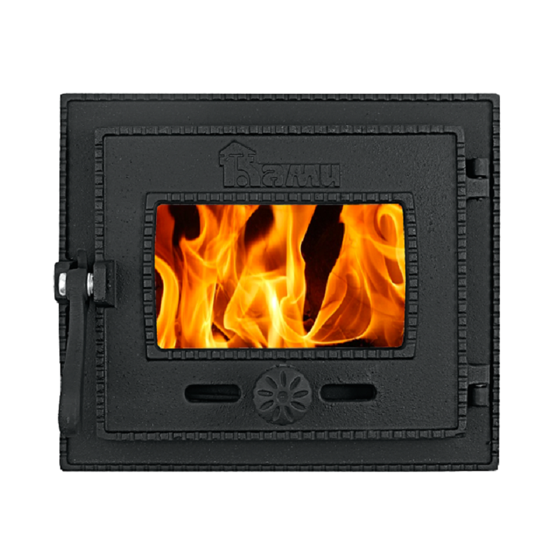 Изображение товара Дверка ДТГ-3БС Р топочная герметичная Ками крашеная без стекла 124x270x315мм