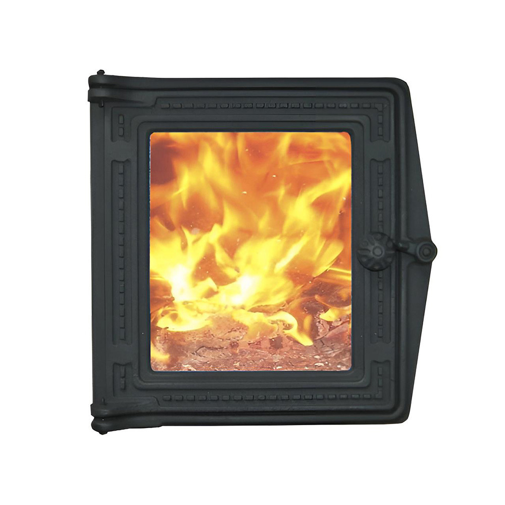 Изображение товара Дверка топочная для печи камина из чугуна 70x250x280мм, Россия