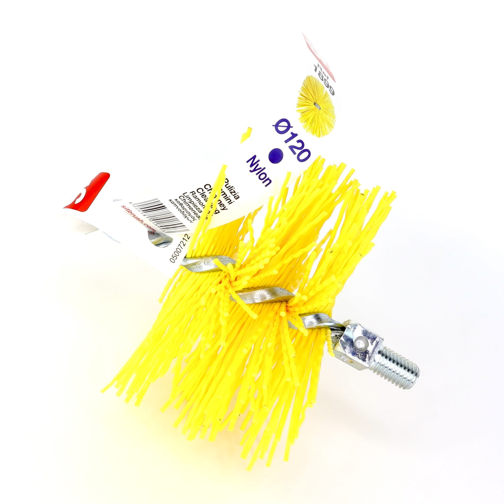 Изображение товара Щетка-ерш SIT диаметр 120 мм М12 нейлон для чистки дымоходов и котлов