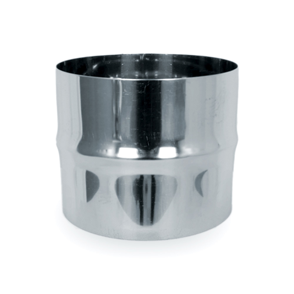 Изображение товара Переход Везувий 115-120 мм из нержавеющей стали АИСИ 430 для дымоходных труб