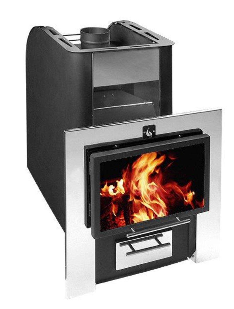 Изображение товара Печь банная дровяная Термофор Плазма антрацит 16кВт 14м³