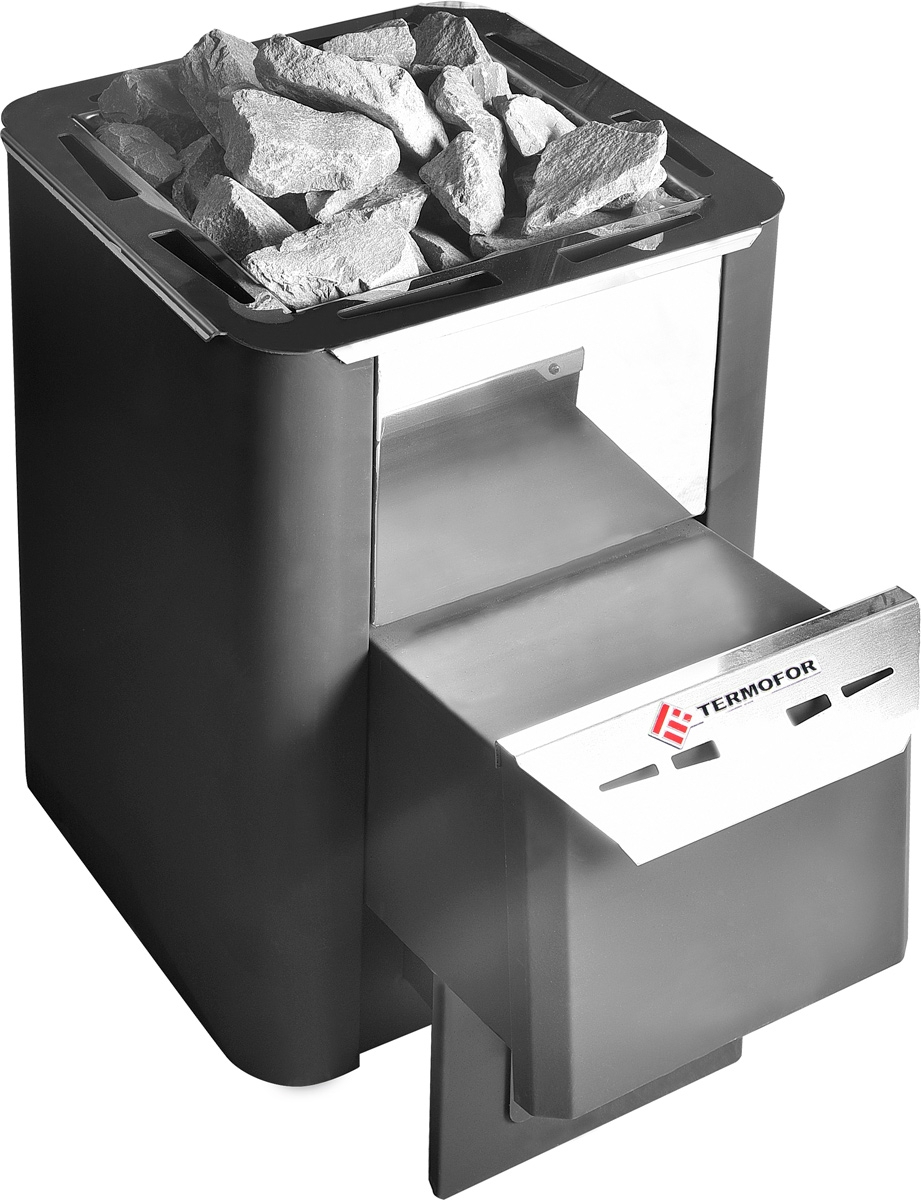 Изображение товара Банная дровяная печь Термофор Колибри 9м³ из стали с мощностью 9 кВт Россия