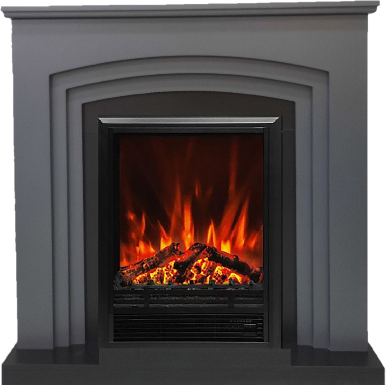 Изображение товара Каминокомплект Elekam Dylon с очагом Pulsar 23G графит стильный и компактный