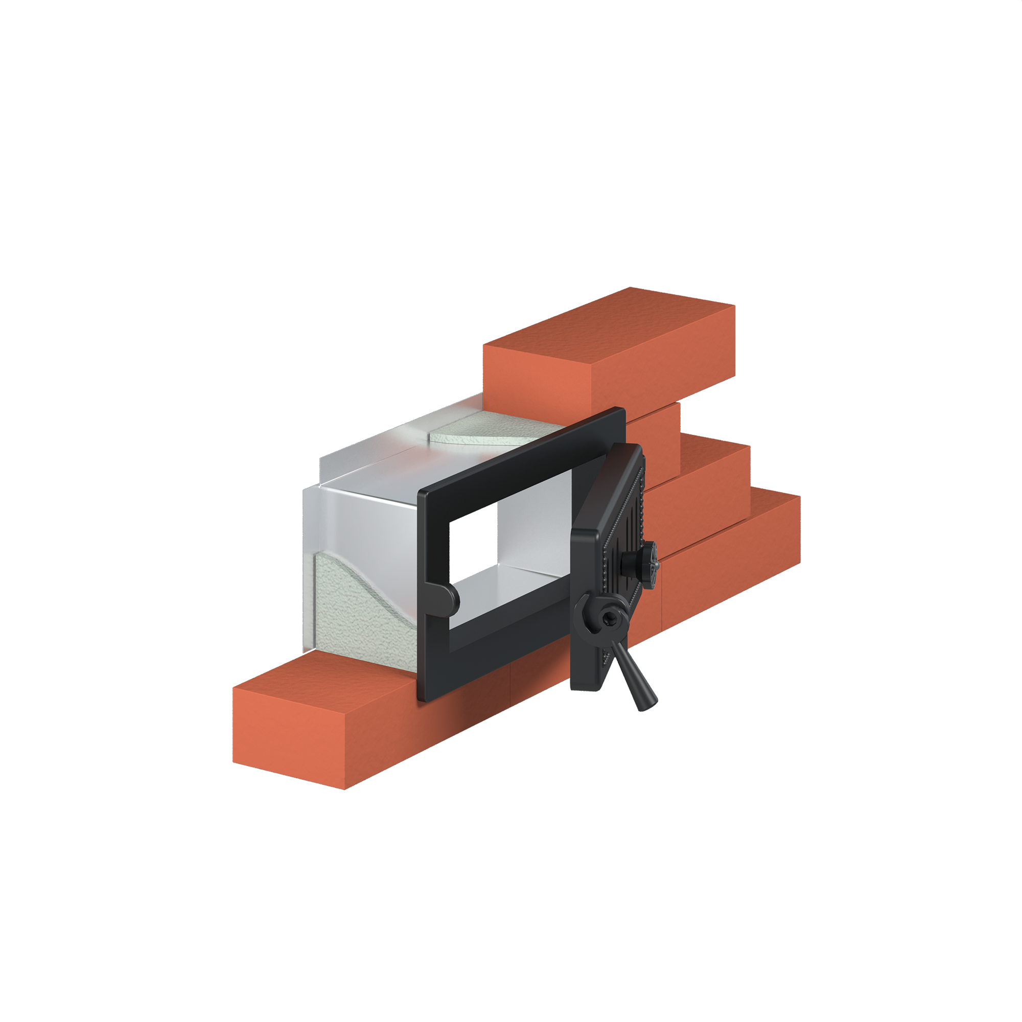 Изображение товара Монтажный тоннель Везувий 142x277x120 мм для печных дверок