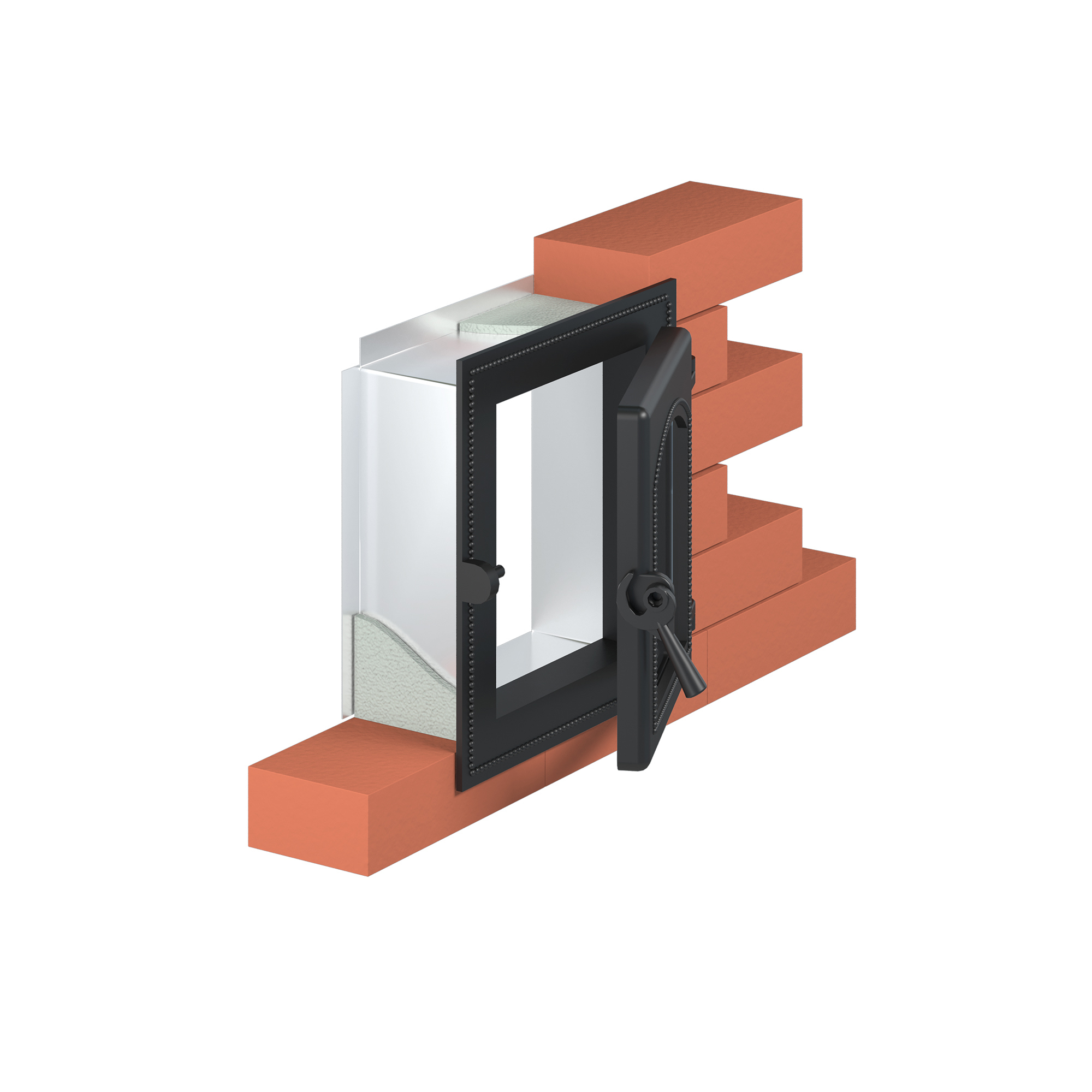 Изображение товара Тоннель монтажный Везувий 282x252x120 мм для печных дверок из стали