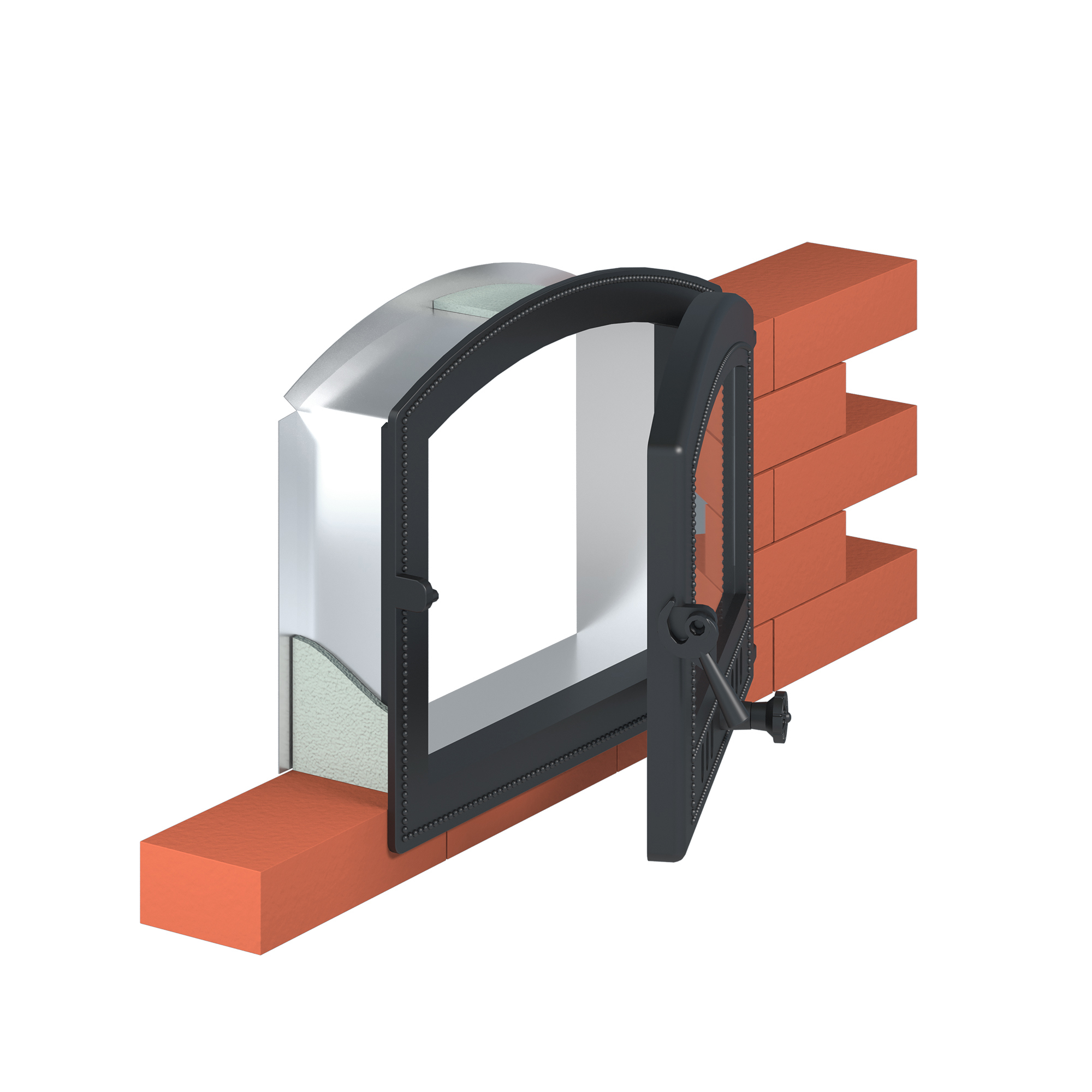Изображение товара Монтажный тоннель Везувий 340x420x120мм для печи