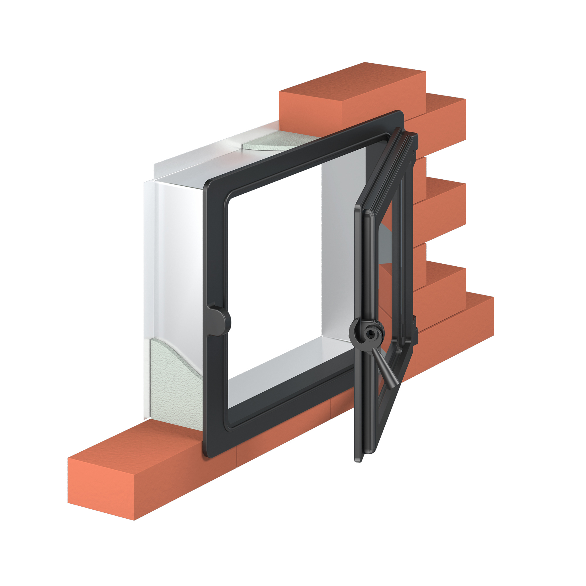 Изображение товара Монтажный тоннель Везувий 352x452x120 мм для печных дверок