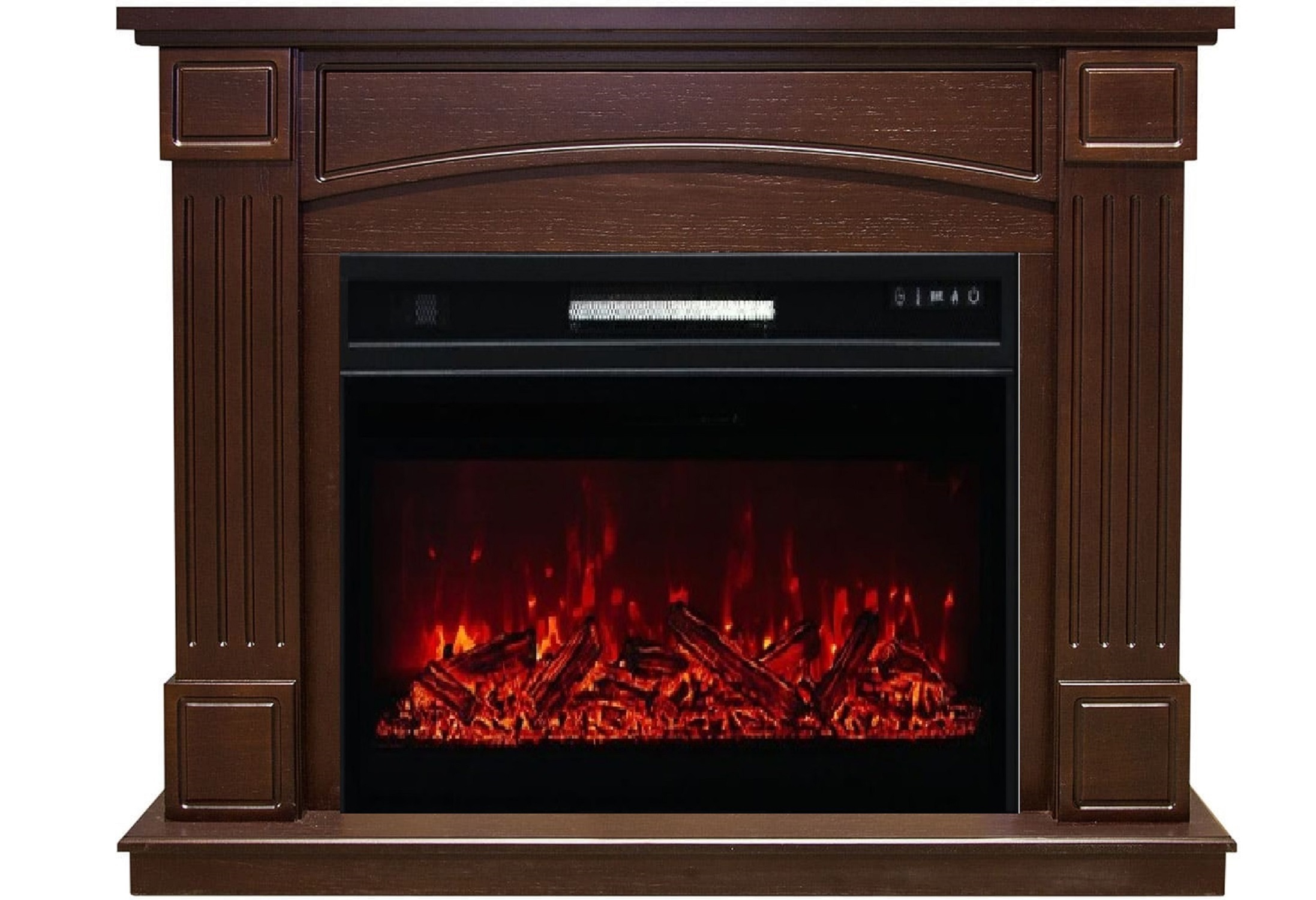 Изображение товара Каминокомплект Elekam Boston с очагом Pulsar 23 темный дуб 1800Вт