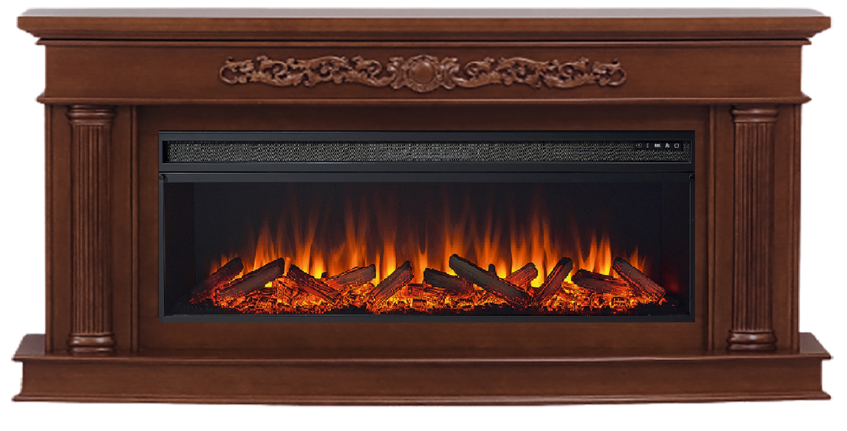 Изображение товара Электрокамин Elekam Gloria Plus с очагом Pulsar 60 дуб 1800Вт