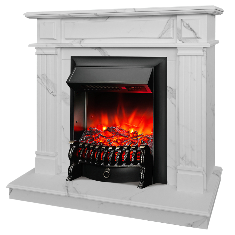 Изображение товара Каминокомплект Realflame Rodos с очагом Fobos Lux и эффектом пламени 2D