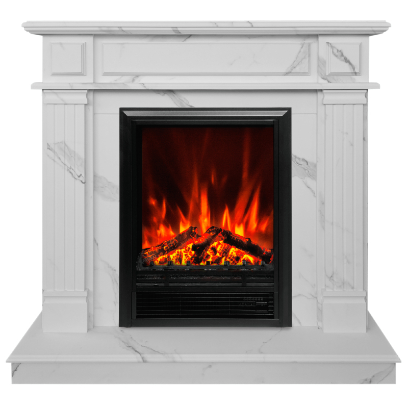 Изображение товара Каминокомплект Realflame Rodos STD WTM-F512 MR с очагом Eugene 1500Вт мраморный