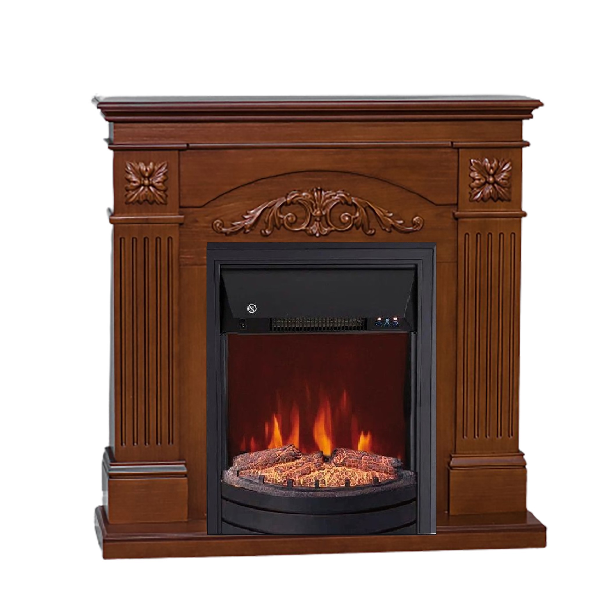 Изображение товара Каминокомплект Elekam Adajio с очагом Spark 1800Вт каштан