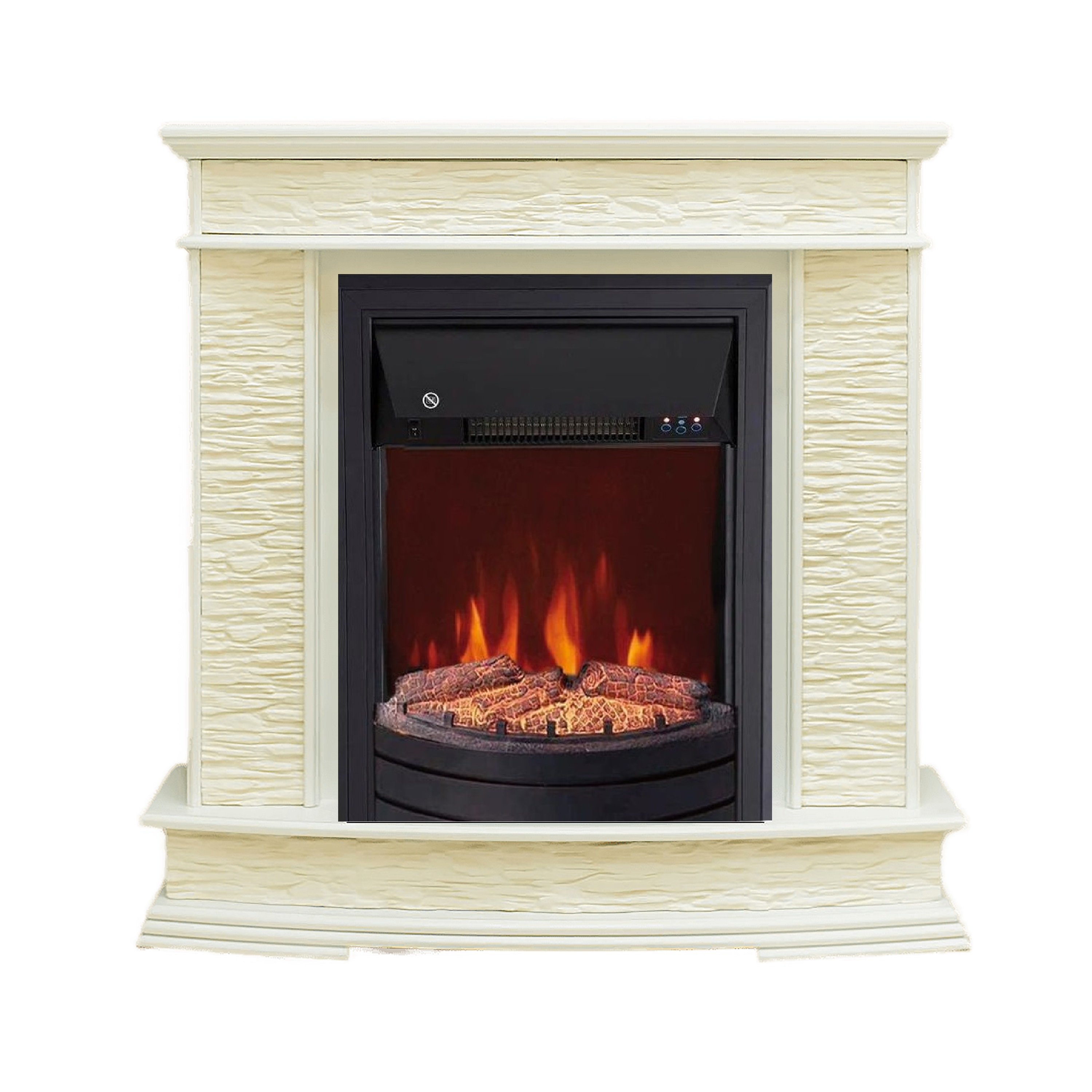 Изображение товара Электрокаминокомплект Elekam Sorento с очагом Spark 1800Вт белый