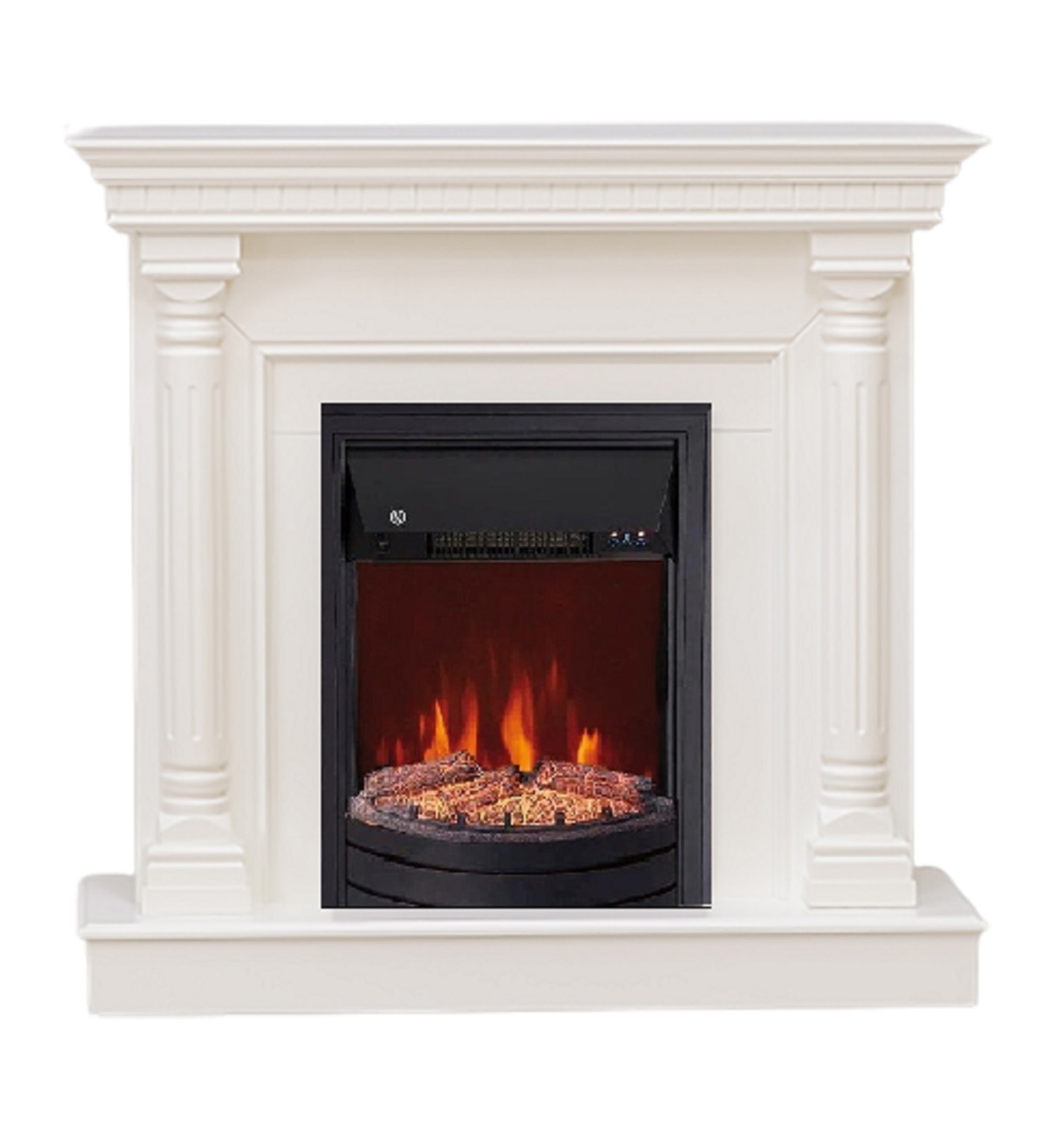 Изображение товара Электрокаминокомплект Elekam Sicilia с очагом Spark 1800Вт бежевый