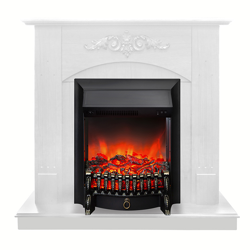 Изображение товара Электрический каминокомплект Realflame Nikki STD WTM-F511 с эффектом 3D пламени и звуками белый