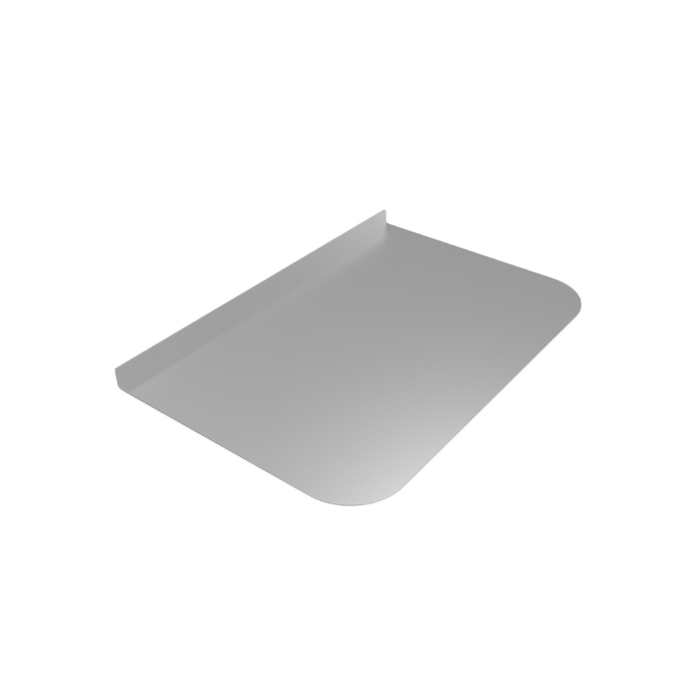 Изображение товара Притопочный лист стальной 600х400х0.5мм для защиты пола перед печью Везувий