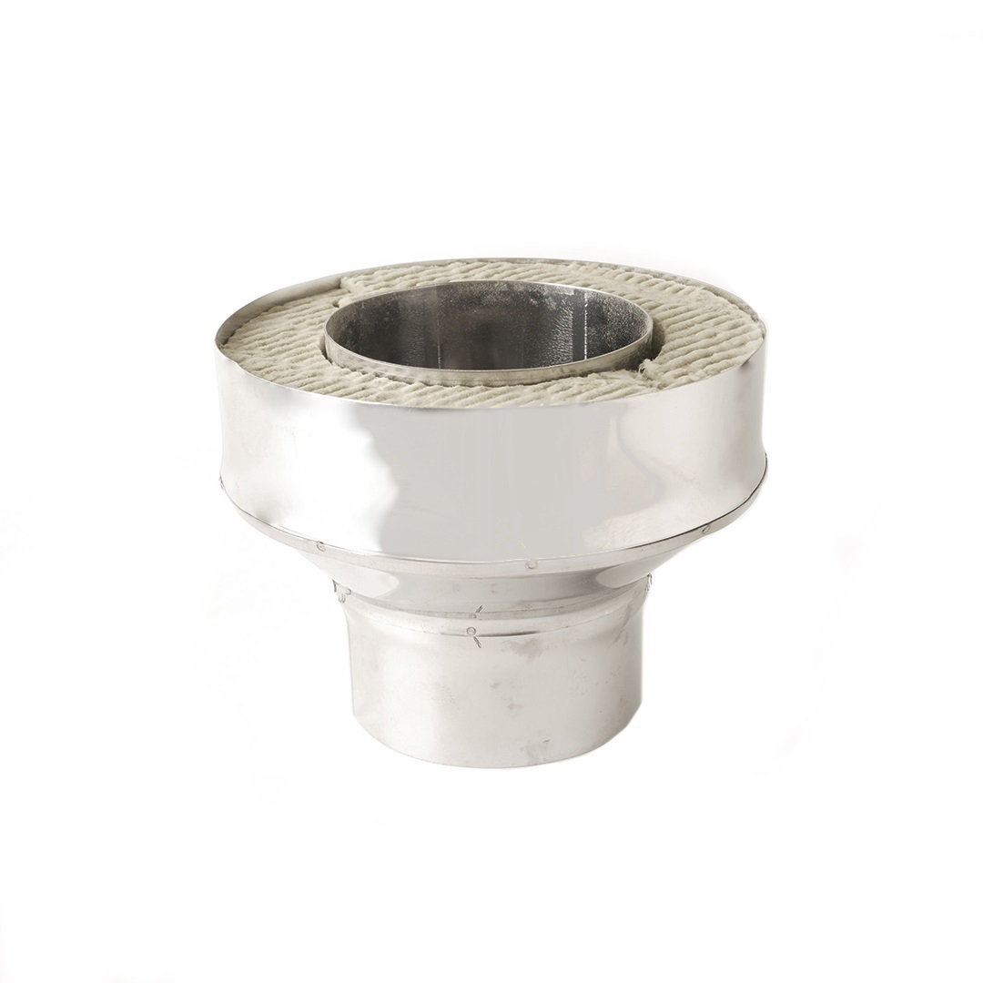 Изображение товара Старт-сэндвич Везувий ПМ ⌀150-250мм нержавеющая сталь AISI 430 для двуконтурных дымоходов