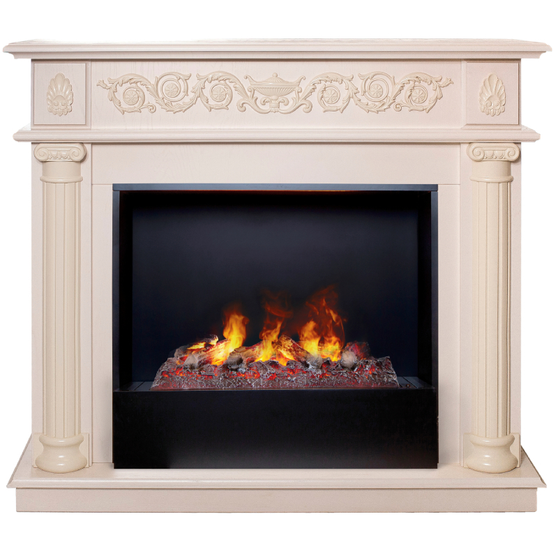 Изображение товара Каминокомплект Realflame Attica 26 WT с очагом Cronus 250Вт айвори