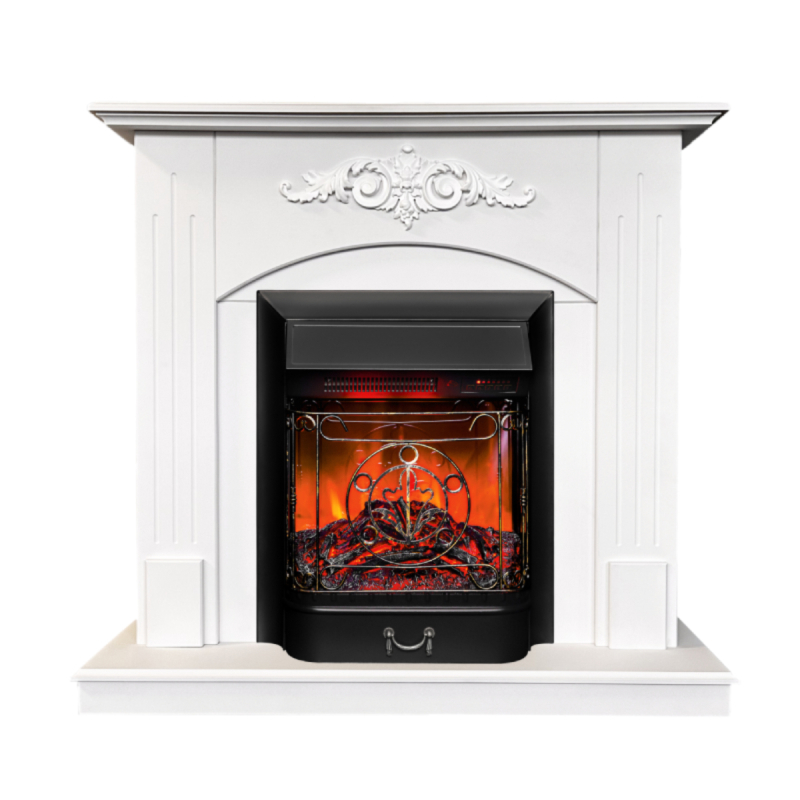 Изображение товара Каминокомплект Realflame Nikki STD WTM-F511 с очагом Majestic Lux BR 750Вт белый
